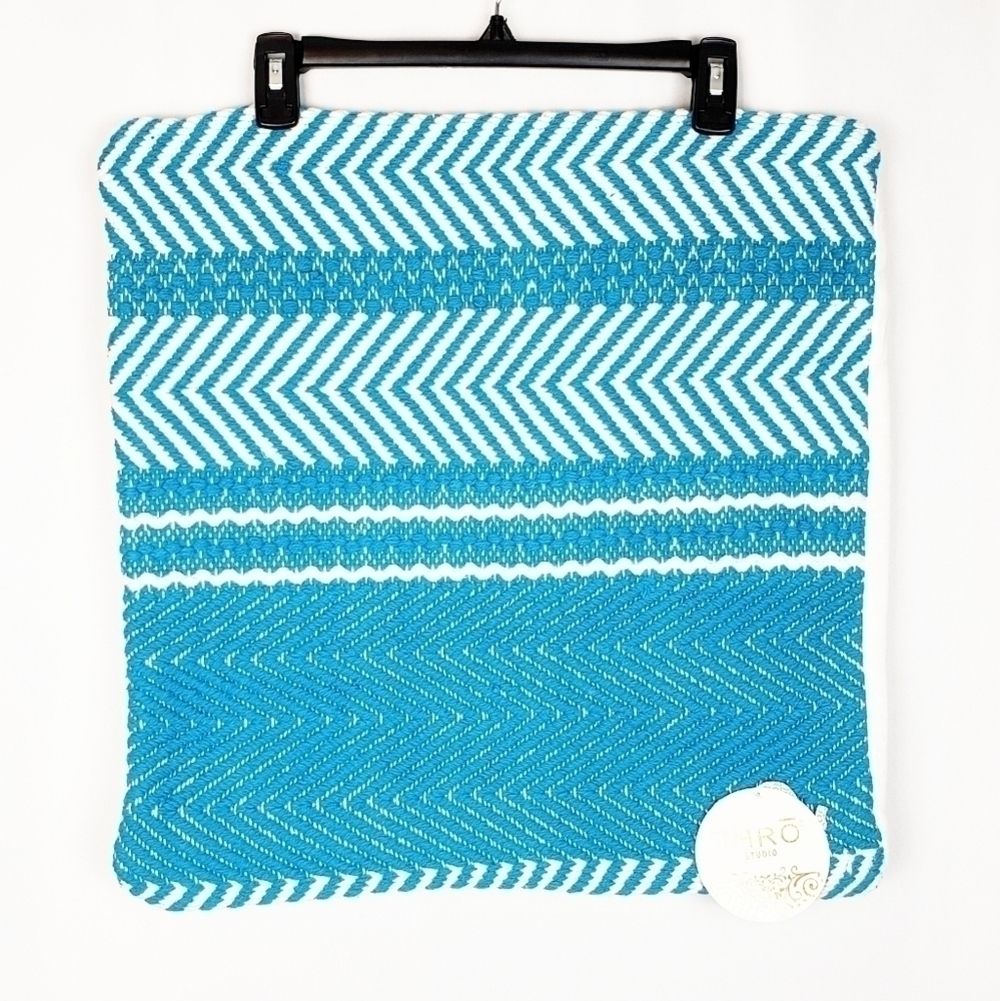 Thro boho stripe decorative accent pillowcase NWT